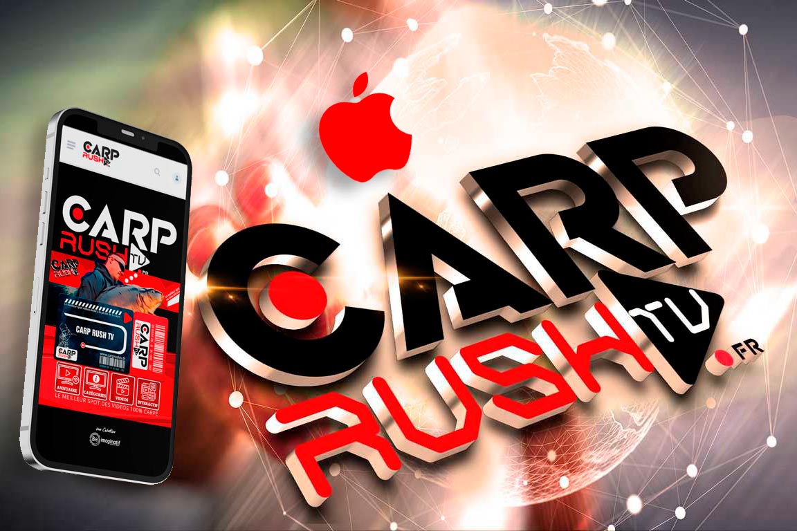 L'APPLICATION CARP RUSH TV IOS VIA SAFARI
