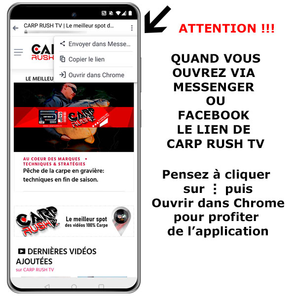 APPLICATION ANDROID CARP RUSH TV