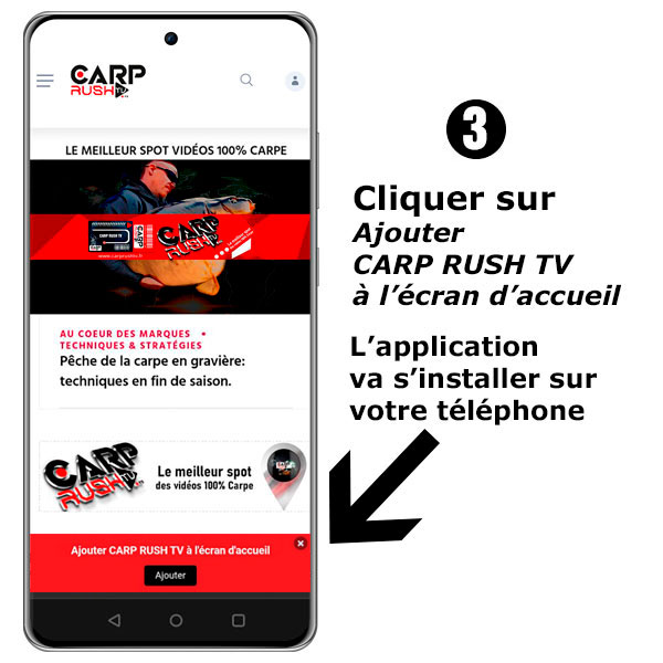 APPLICATION CHROME CARP RUSH TV